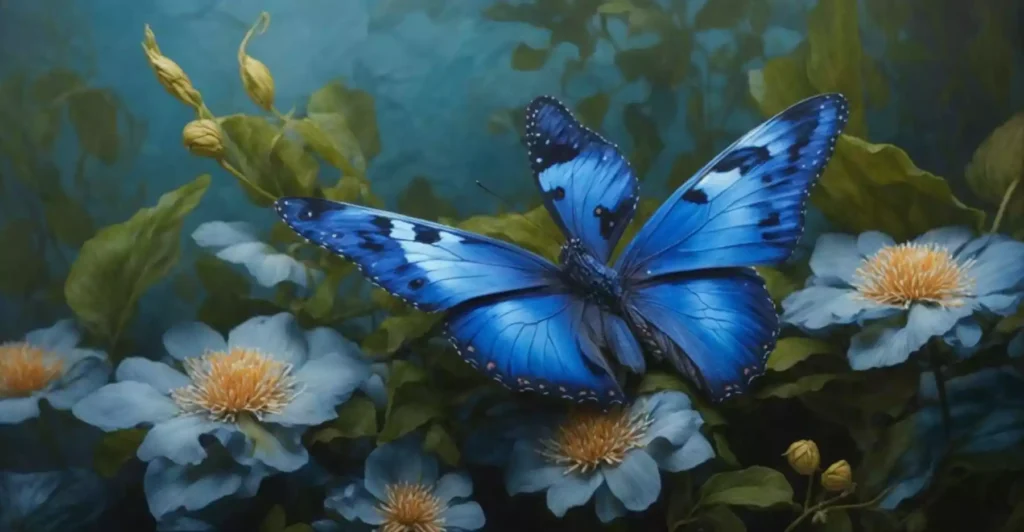 Farfalla blu 3