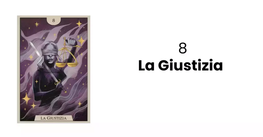Arcano 8, La Giustizia nella Matrice del Destino