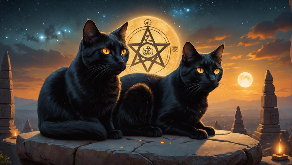 Black cats in symbolism