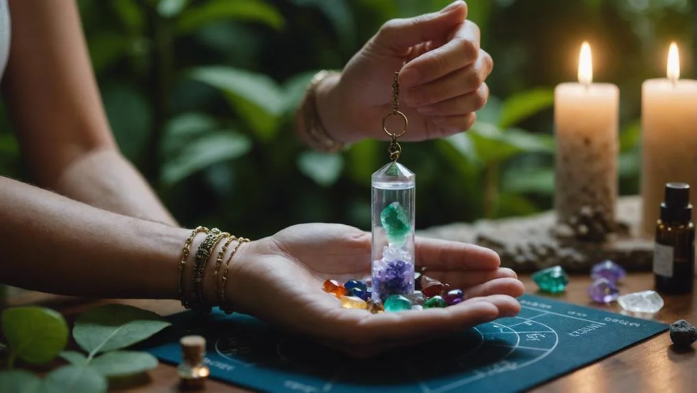 guérison avec le pendule de cristal