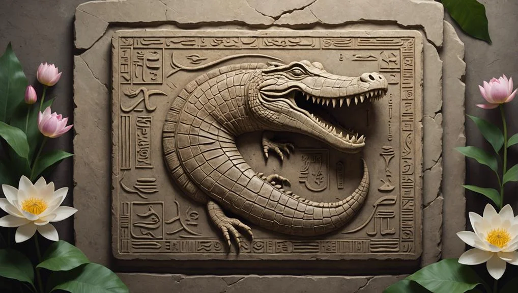 Crocodile: meaning 1 Antiquity s symbolic significance depicted
