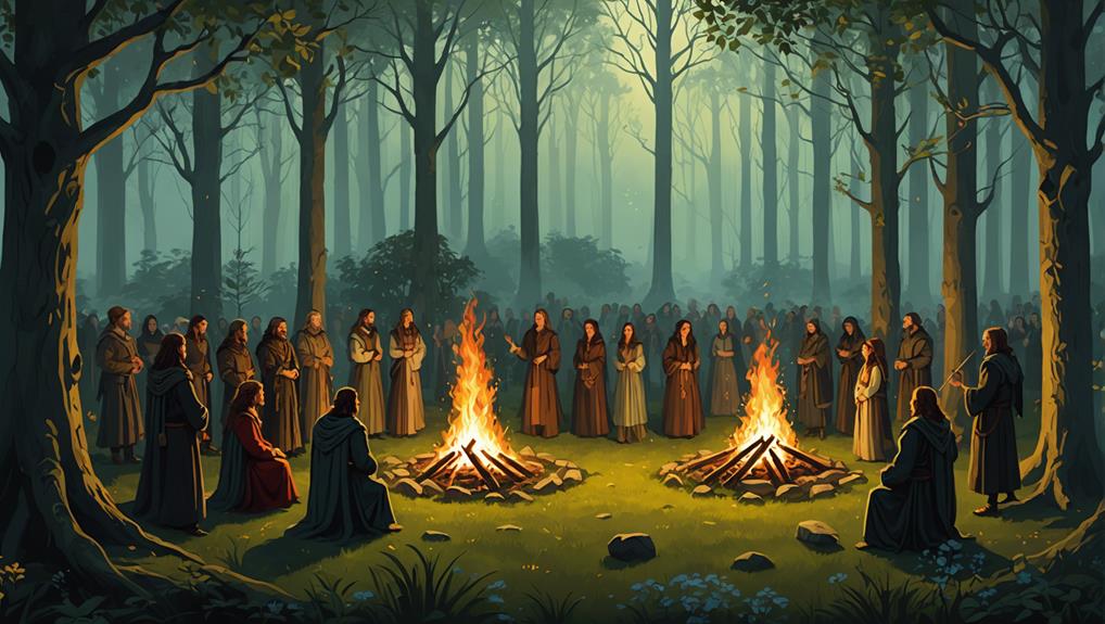 Ancient celebration of the beltane