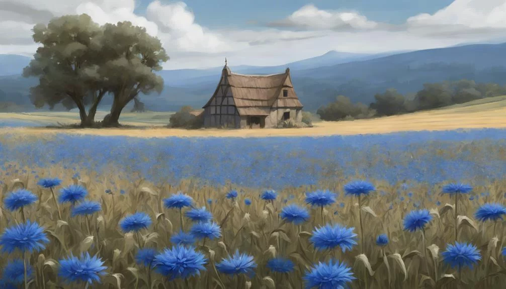 Significato del colore blu fiordaliso 1 Colore simbolico della storia