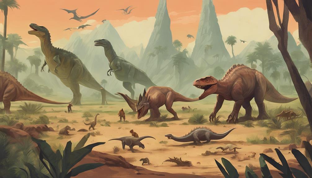 Dinosauri e l ecosistema antico