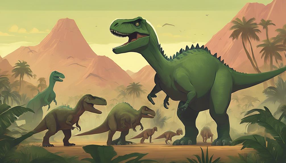 Dinosauri nell evoluzione moderna terrestre