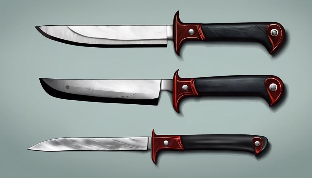 Double nature of knives