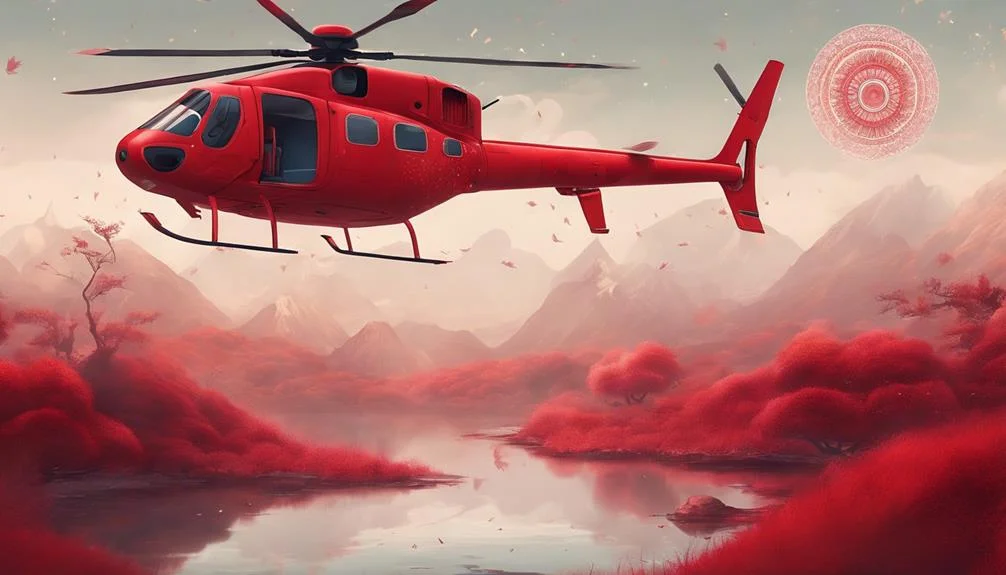 Die Bedeutung des roten Hubschraubers 2 Spirituelle rote Hubschrauber gedeutet