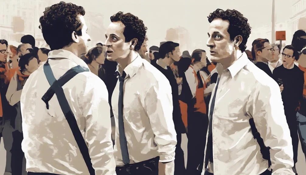 Famous encounters with doppelg nger