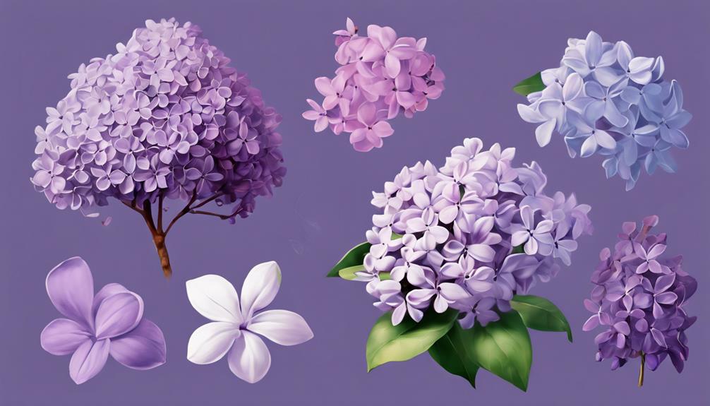 Simbólicas flores lilas