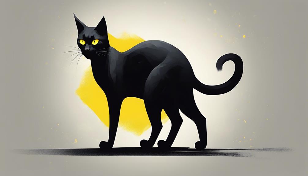 Black cat superstition folklore
