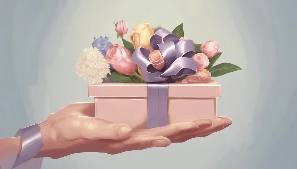 Gesture of appreciation shown
