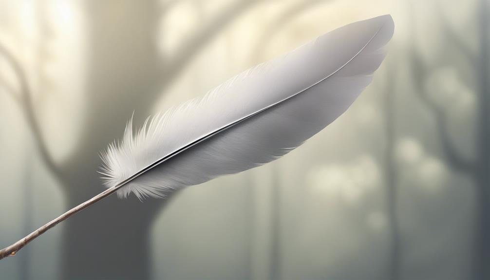 Grey feathers messages from the universe