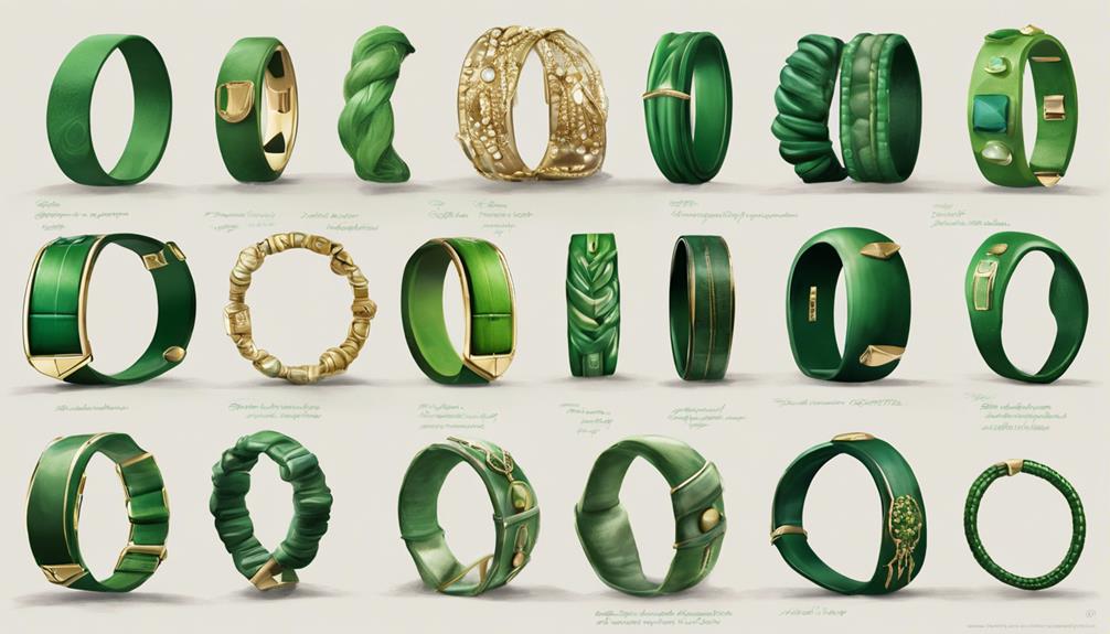 History of green bracelets