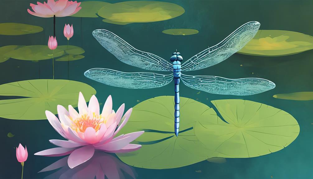 The flight of the dragonflies
