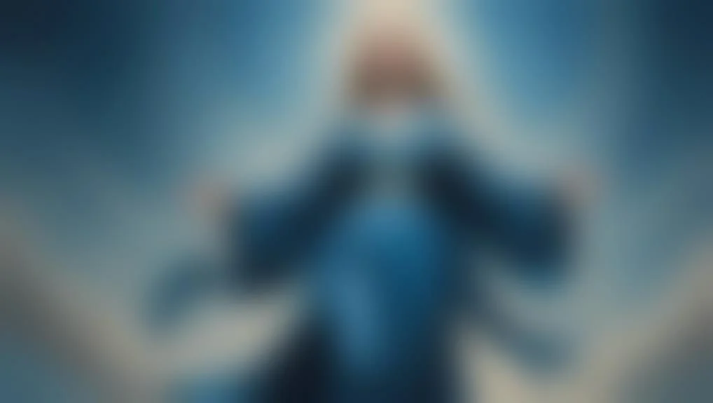 Interpretation der blauen Kleidung