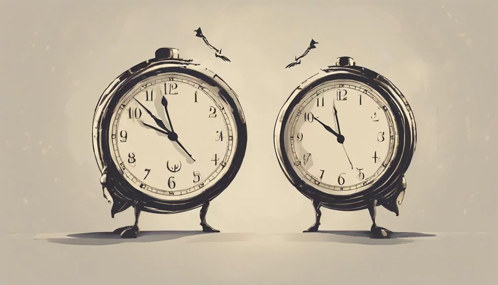 Double meaning of the hours 1 Interpretation of time sequences