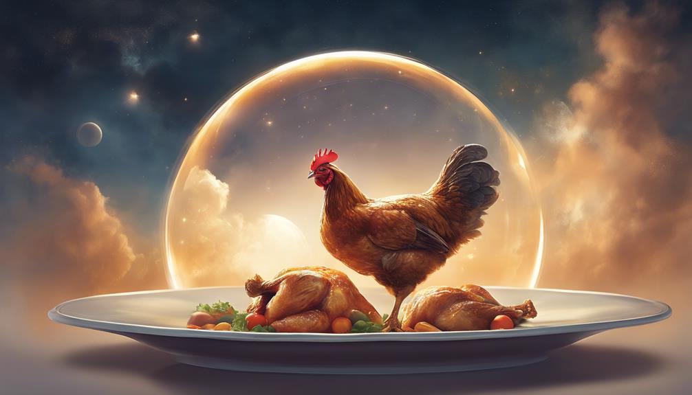 dream interpretation eating chicken