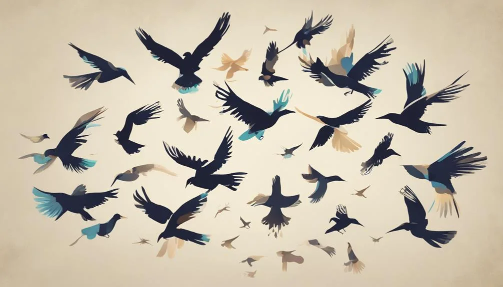 Signification de la volée d'oiseaux 3 Interprétations entre différents systèmes
