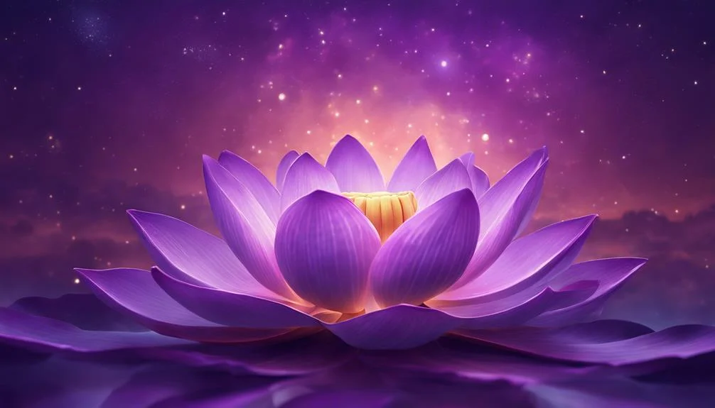 Meaning of the purple color chakra 1 The origin of the purple chakra