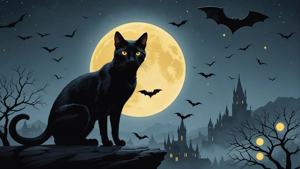 Gatto nero con occhi gialli: significato 3 Myth and legends about black cats