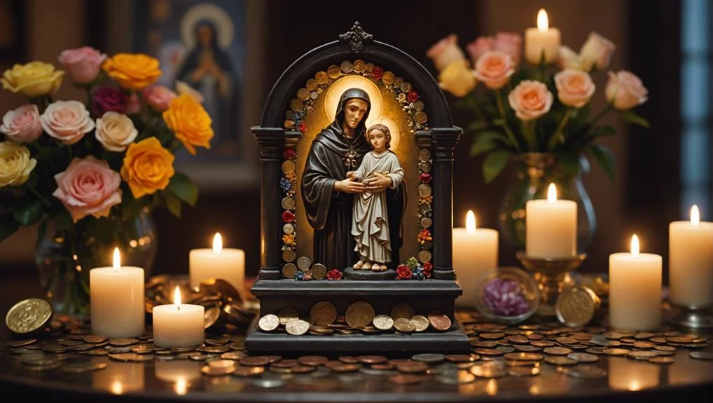 ofrenda de monedas votivas