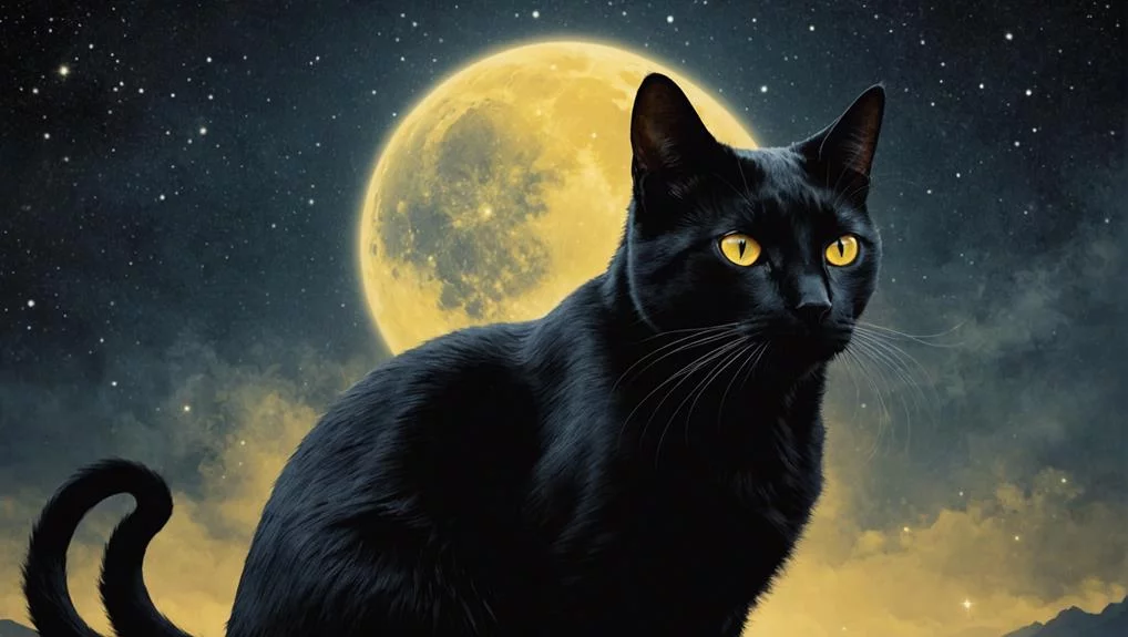 Gatto nero con occhi gialli: significato 1 Origin of the black cat
