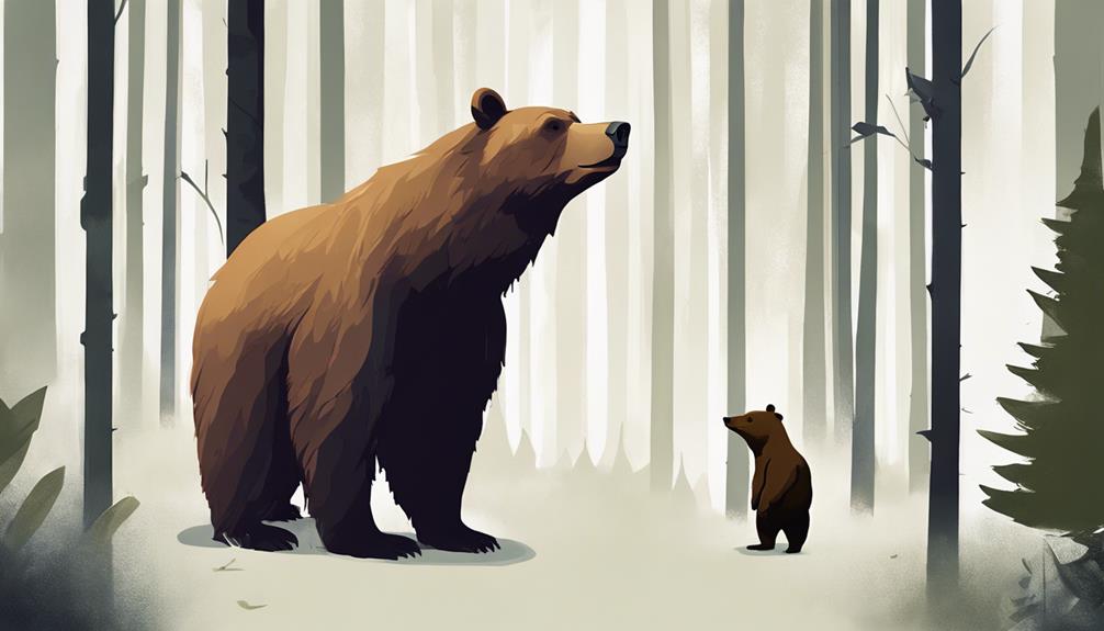 Skogsvaktande björnar