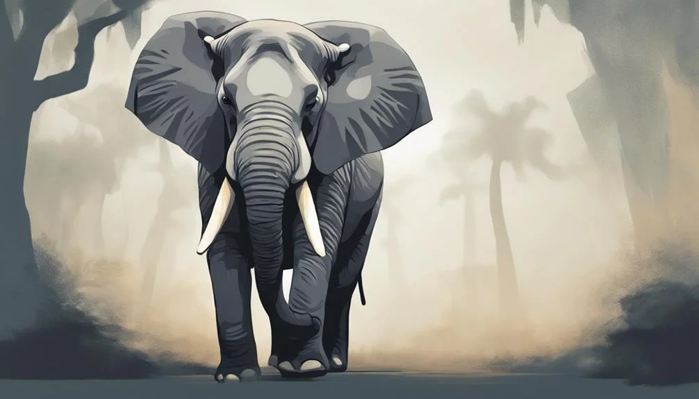 Signification de l'éléphant dont la trompe est dirigée vers le bas 3 Positions détaillées de la trompe de l'éléphant