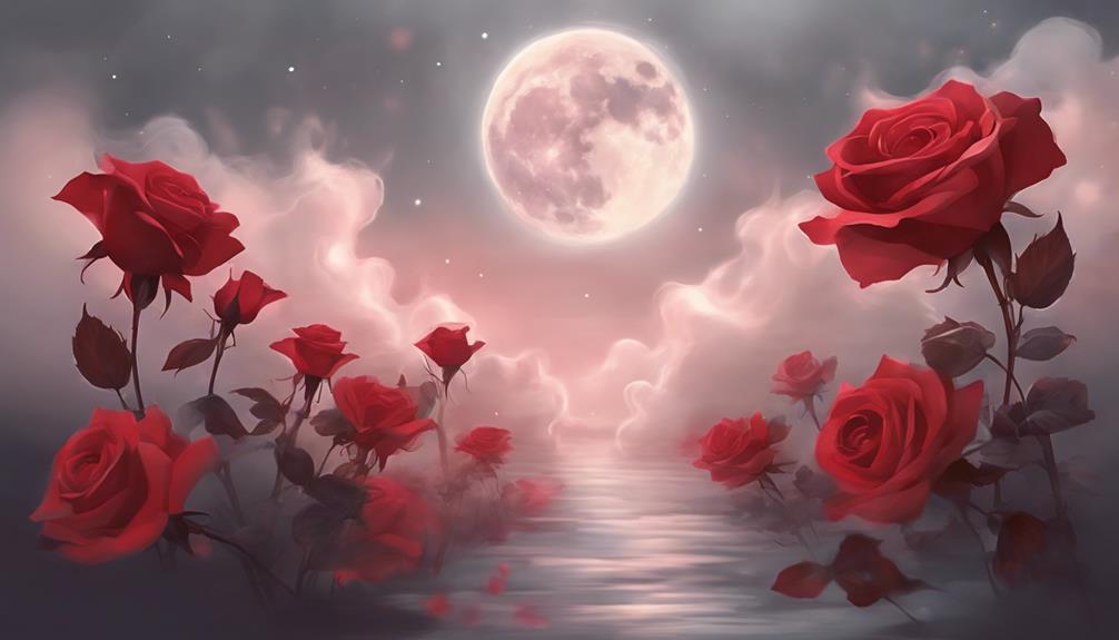 roses rouges dans le rêve