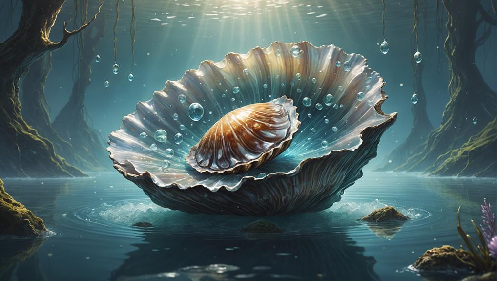 Mythological role of oysters