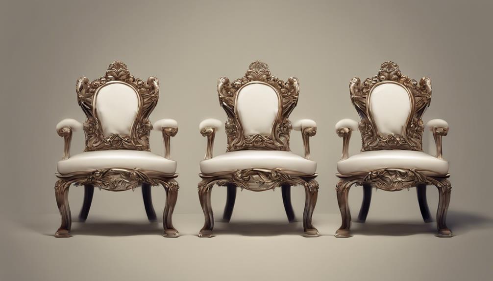Chairs as status symbols