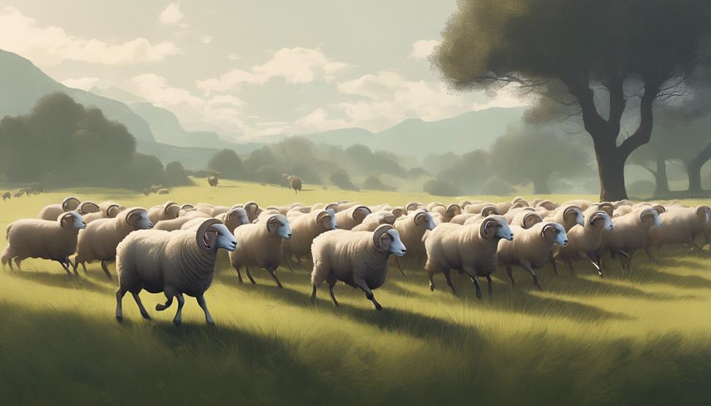 Sheep as guides and protectors