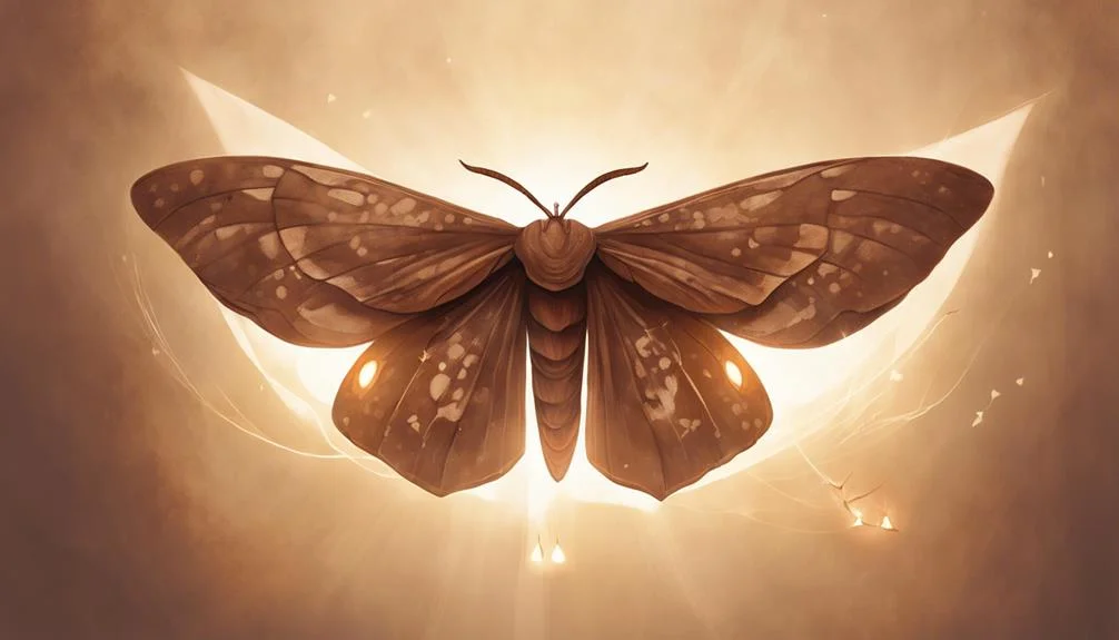Meaning of the brown moth 1 Natural symbols and colors