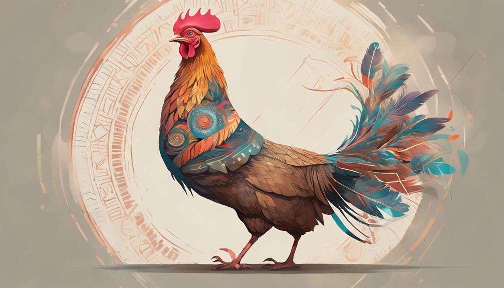 鶏の古代の象徴