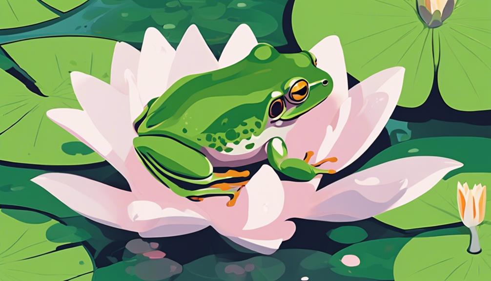 Simbolismo della rana verde