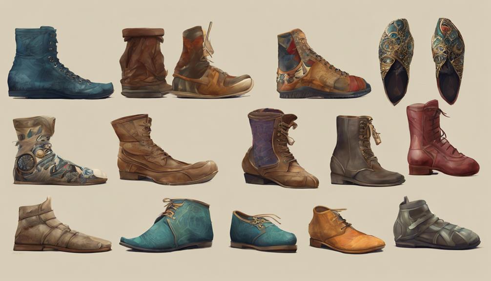 Storia dei simboli calzature