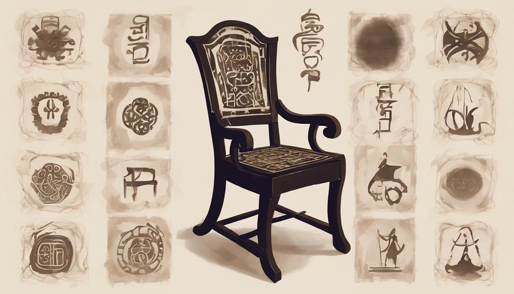 Histoire de la chaise symbolique