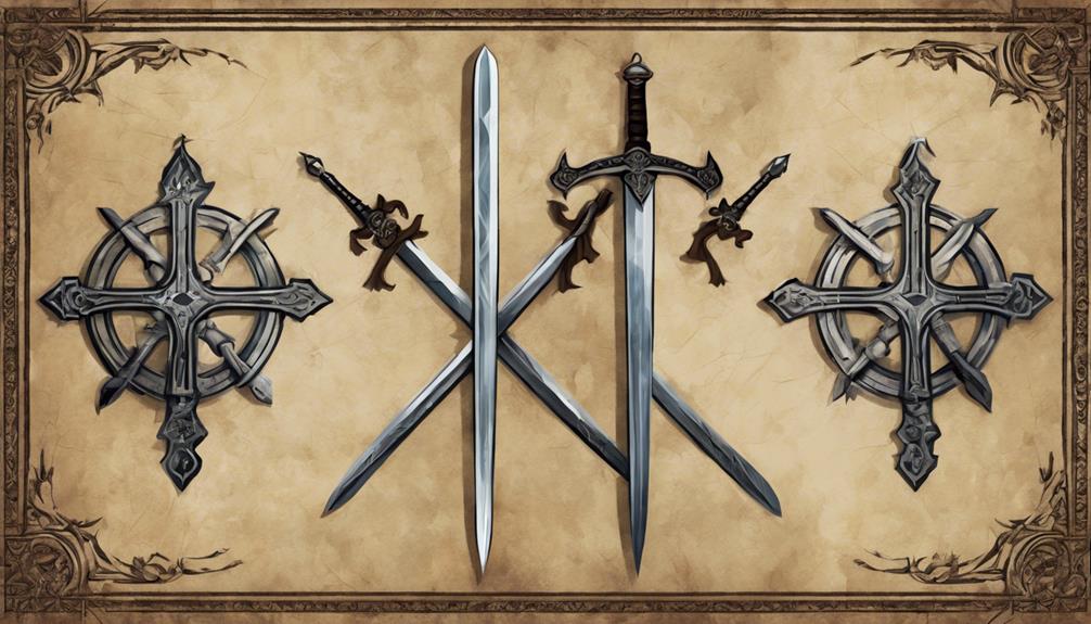 Geschiedenis van oude zwaarden