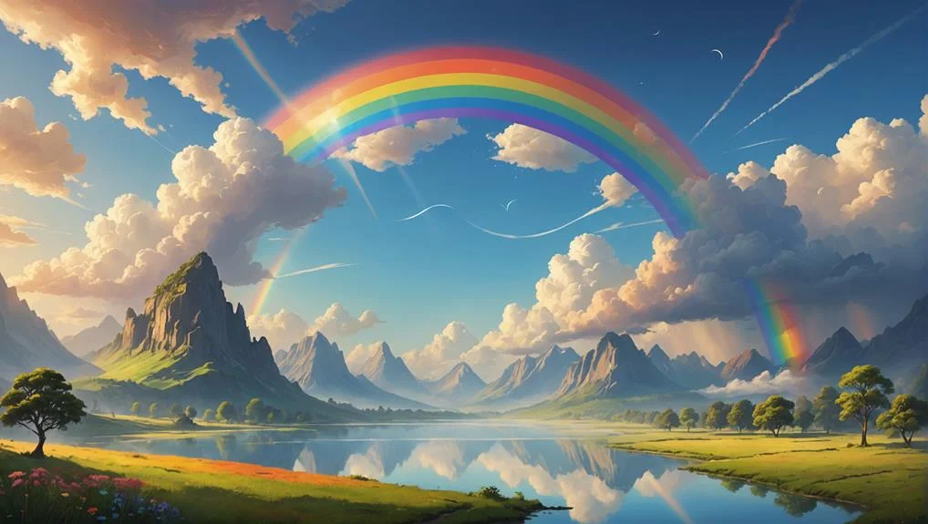 Rainbow cloud: meaning 2 Symbolism in different cultures