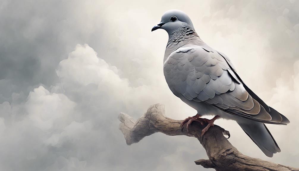 Symbolism of the gray doves