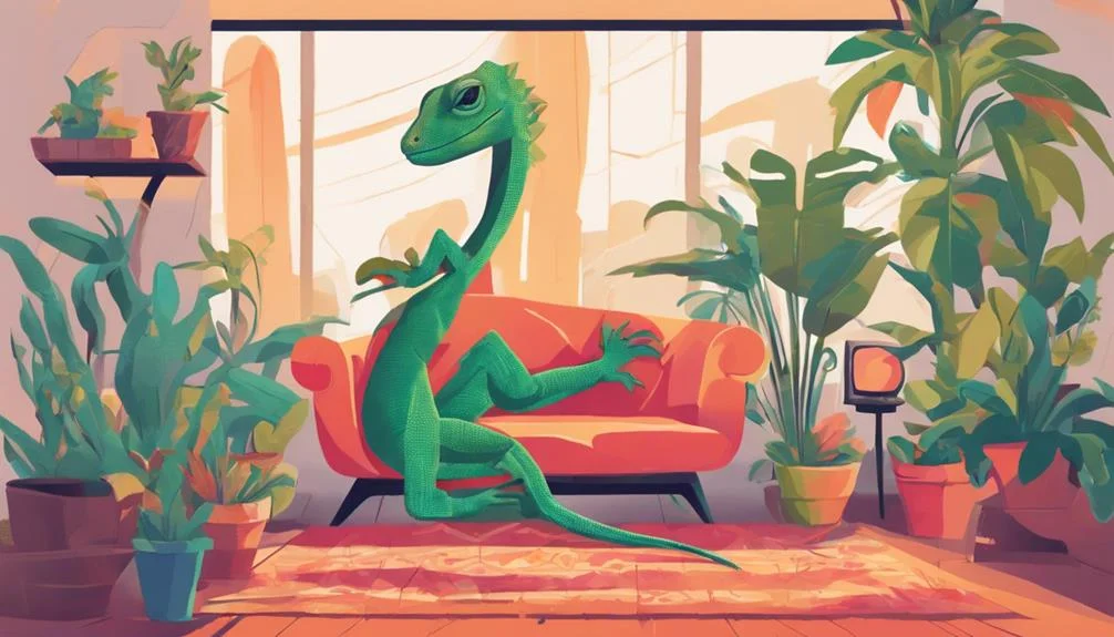 Es bedeutet Eidechse im Haus 2 Totemtiere und Reptiliengeister