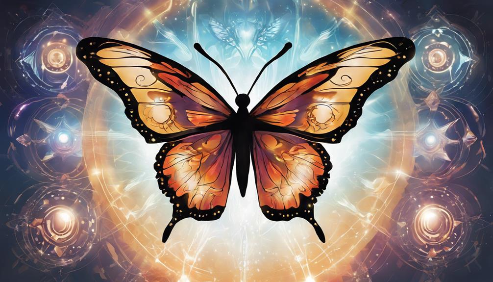 Goddelijke vlinder totem