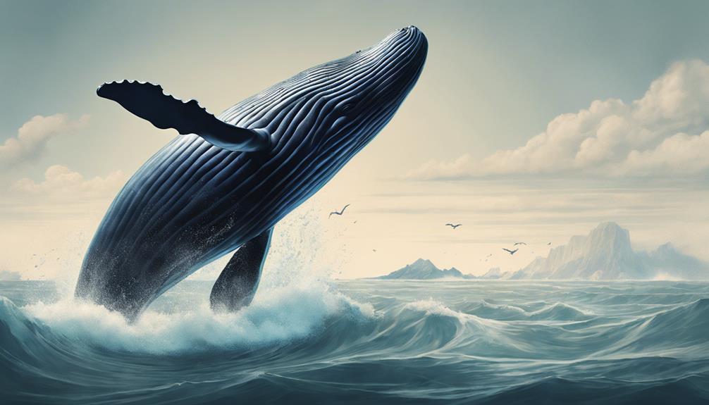 Whales symbolize strength beautifully