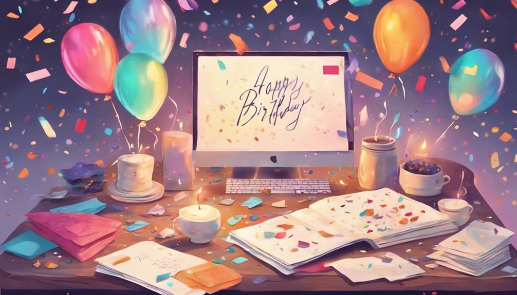Birthday greeting letters