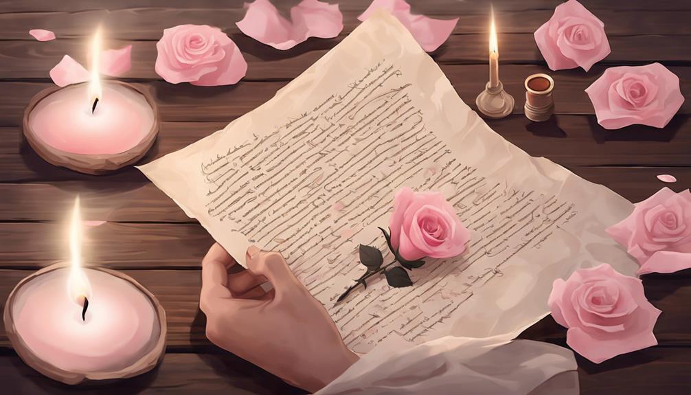 Letter of love for her