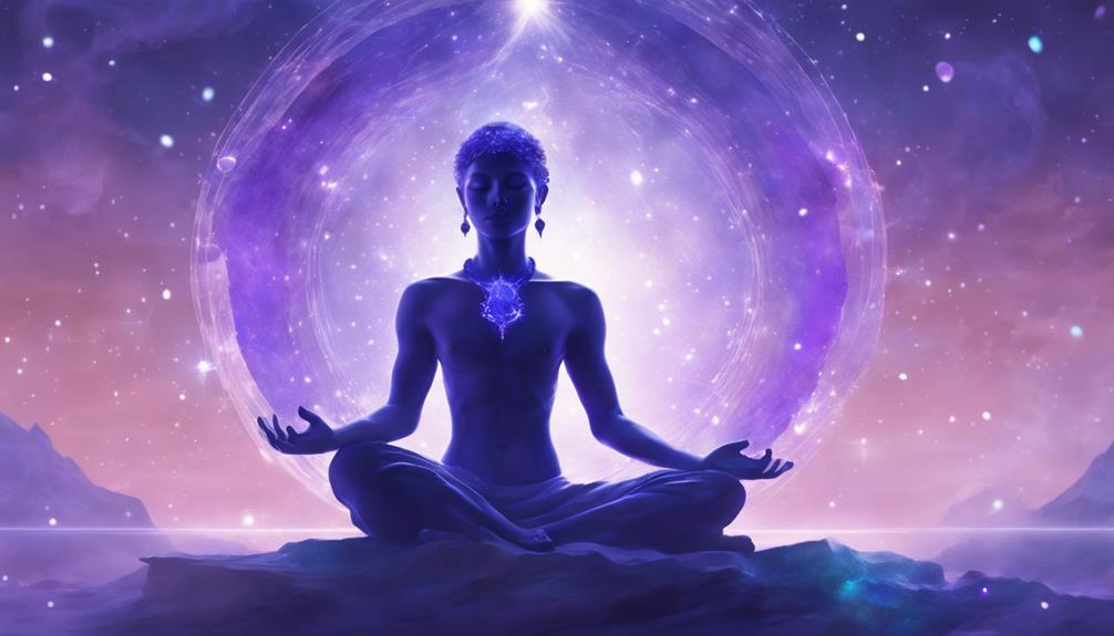 Meditation with crystals and gemstones