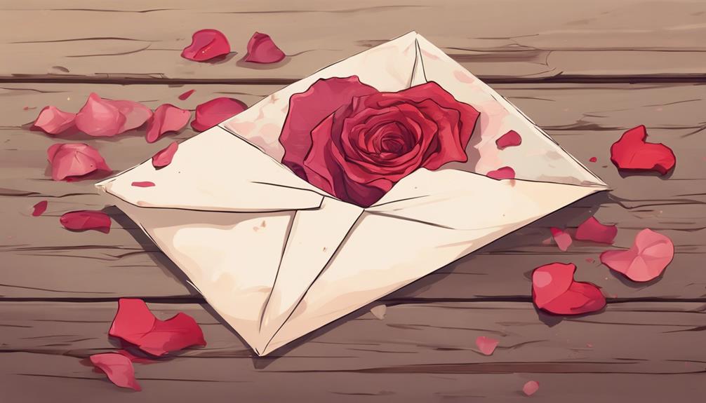 Touching love letters for her